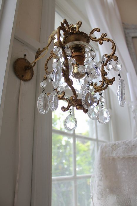 超希少* フランスアンティーク　ケイジシャンデリア アンティークシャンデリア フランスアンティーク レア ブロンズケイジ