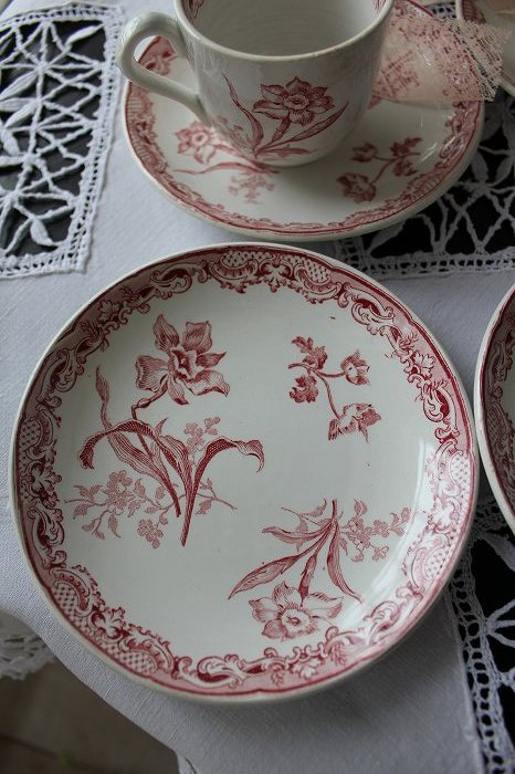 サルグミンヌ フォンタンジュ ティーカップ&ソーサー アンティーク アンティーク コーヒーカップ＆ソーサー フォンタンジュ