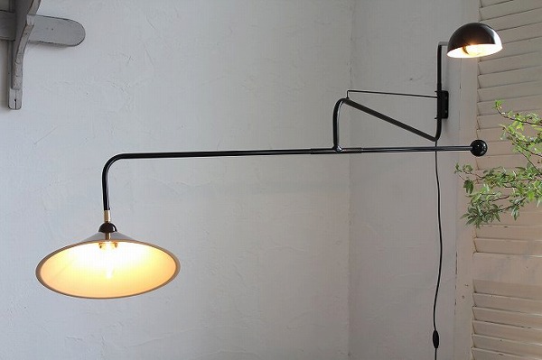 フランス製 ミニマリストランプ ウォールブラケット2アーム 」ココン