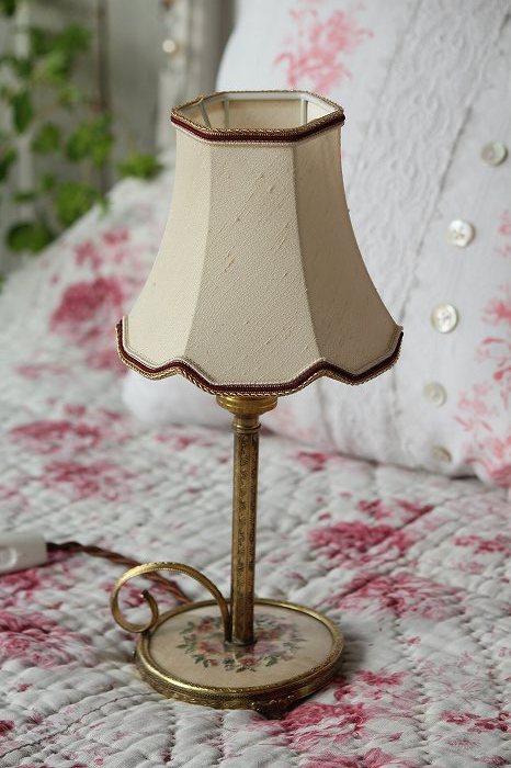 【3784】 antique bed side lamp 送料無料