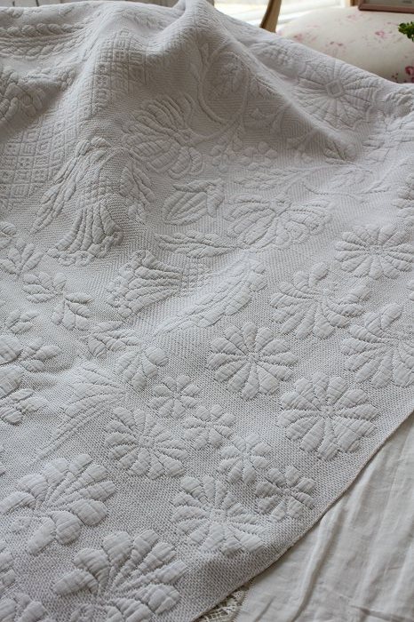 フランスアンティーク♡フレンチキルト フランスアンティーク