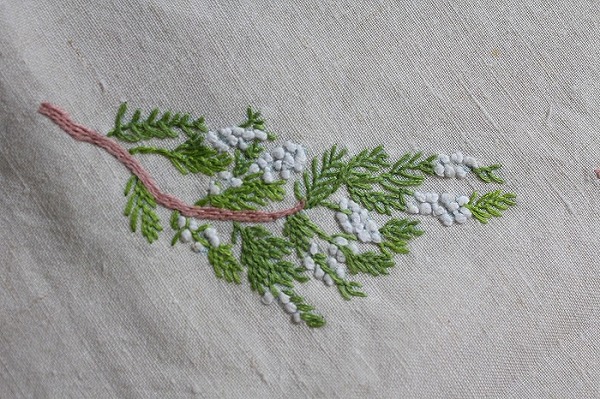 アンティーク 白糸ニードルワークsabaレース梯子刺繍 レッドラージリネンクロス アンティーク 白糸ニードルワークsabaレース梯子刺繍 レッド