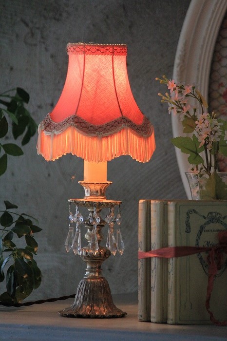 「アンティーク照明 フランスアンティーク シルバーメタルのランプスタンド 」ココン・フワット Coconfouato [アンティーク照明