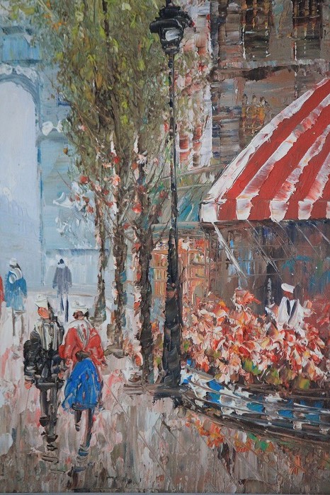 CAROLINE BURNETT (c.1890-1970) パリの風景」ココン・フワット 