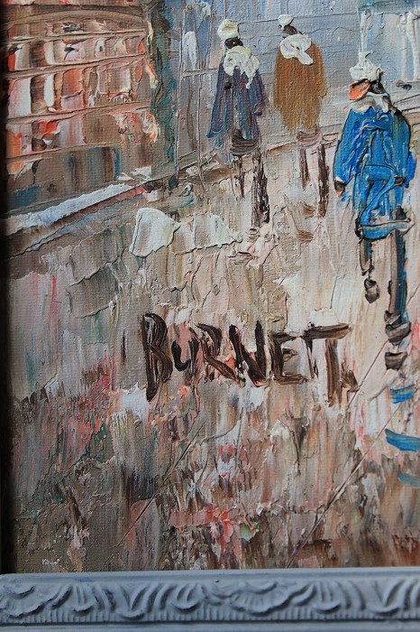 CAROLINE BURNETT (c.1890-1970) パリの風景」ココン・フワット