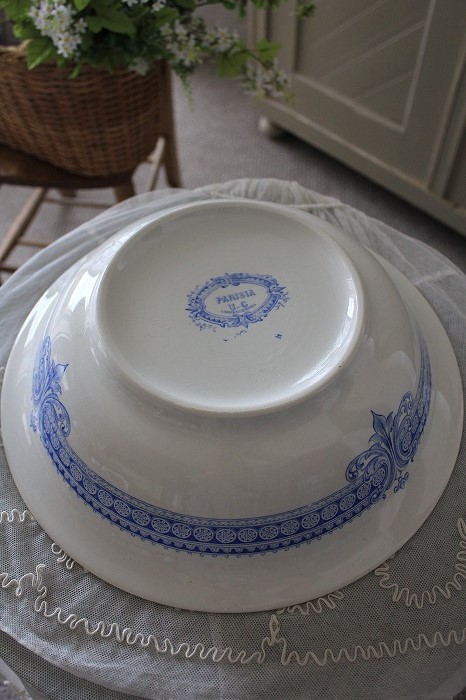 フランスアンティーク サルグミンヌ U&C NAPOLEON III 陶器ジャグ