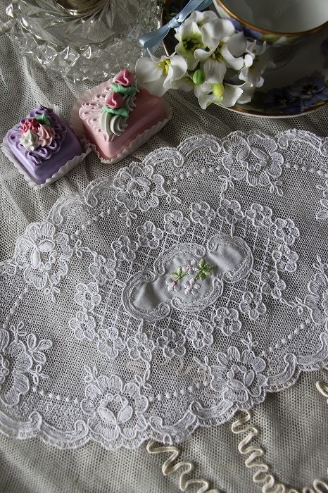 アンティーク レース ドイリープチポワン