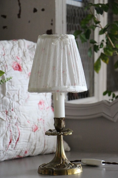 アンティーク】フレンチインテリアランプシェード&スタンド ロフックス