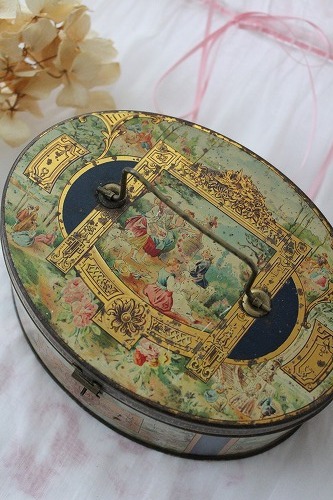 フランス　アンティーク　ランチボックス フランスアンティークランチボックス