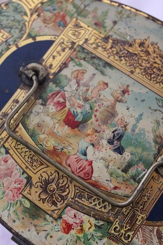 フランス　アンティーク　ランチボックス フランス アンティーク ランチボックス