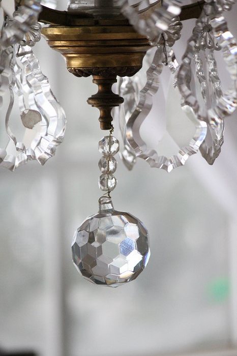 アンティークシャンデリア フランスアンティーク・ブロンズの