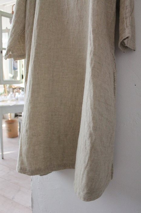 タグ付き新品 a+koloni コロニー おしゃれリネンコートサンド